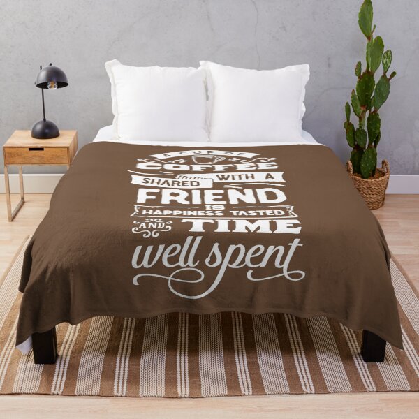 Item preview, Funny Coffee With Friends Is Time Well Spent designed and sold by UniQueensShop.