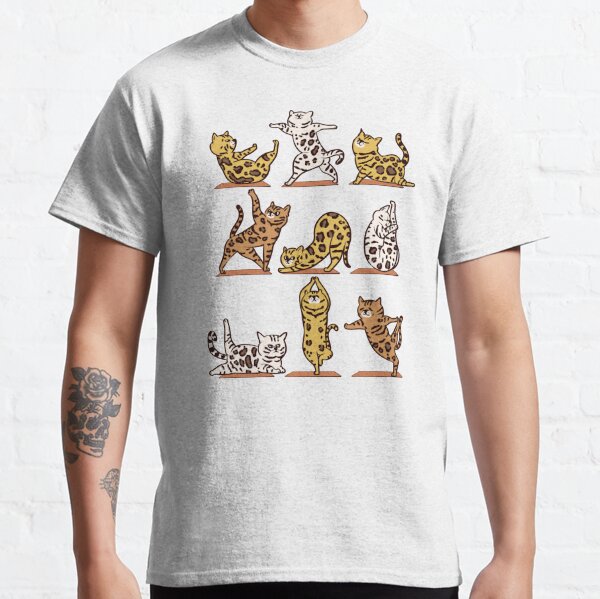 Womens Bengal Cat V-Neck T-Shirt