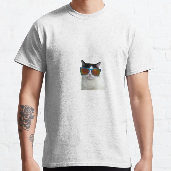 t shirt with sunglasses hanging