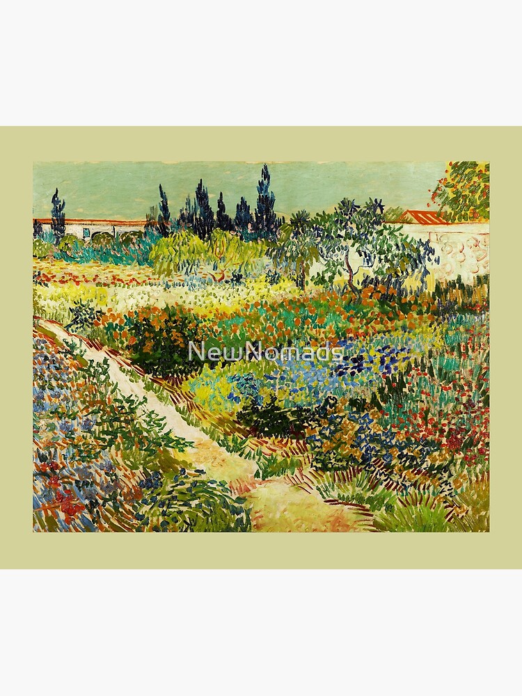 Discover Van Gogh - Garden at Arles Shower Curtain