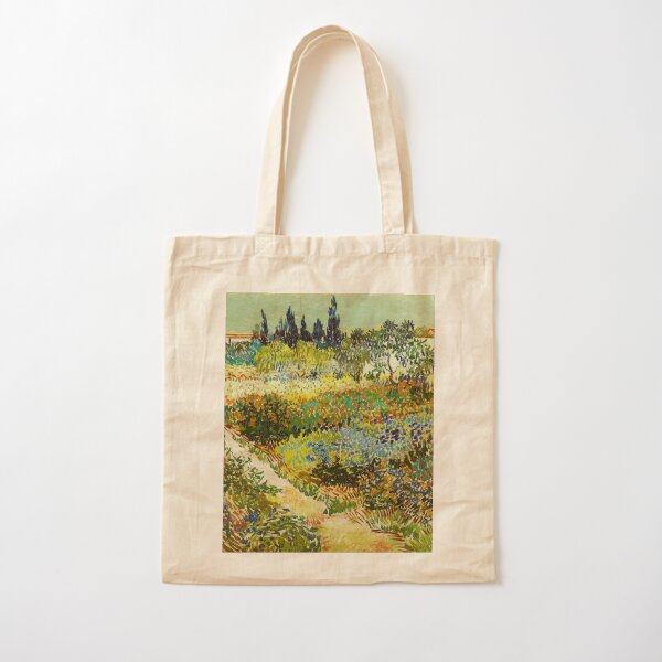 Van Gogh - Jardín en Arles Bolsa de algodón