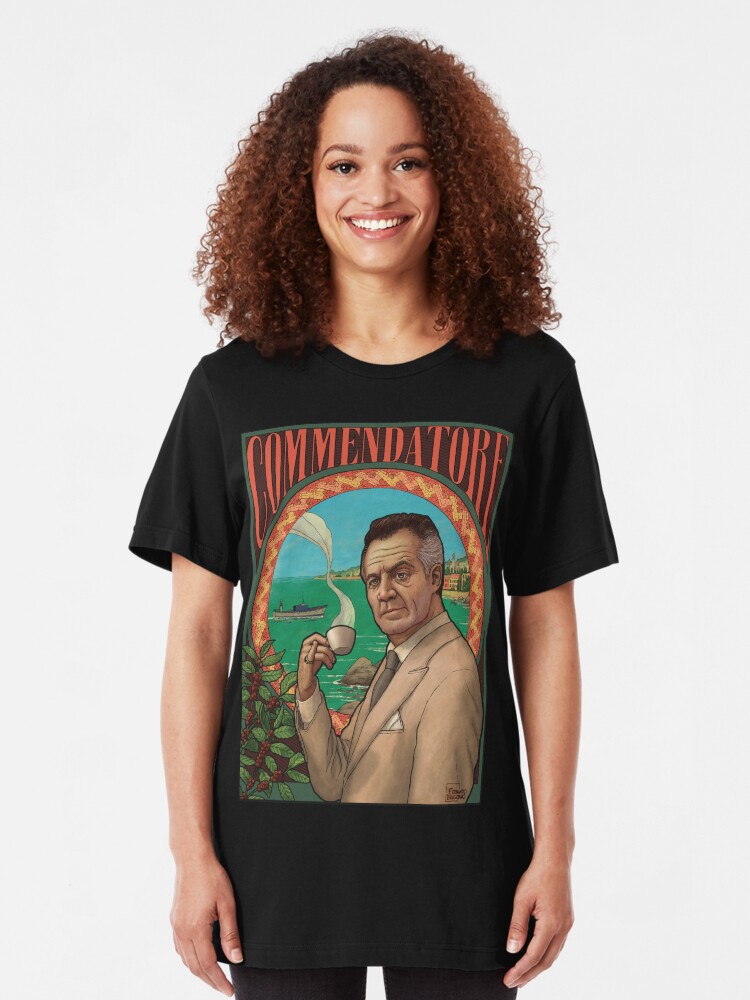 Alternate view of Commendatore - The Sopranos Slim Fit T-Shirt
