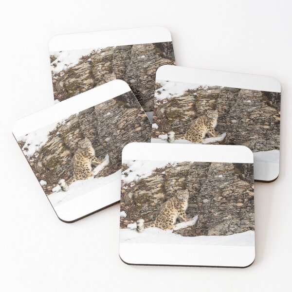 Item preview, Snow Leopard in the snow designed and sold by James Cumming.
