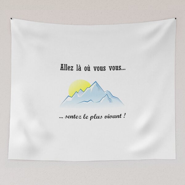 Item preview, Go where you feel most alive designed and sold by Schlitteur.