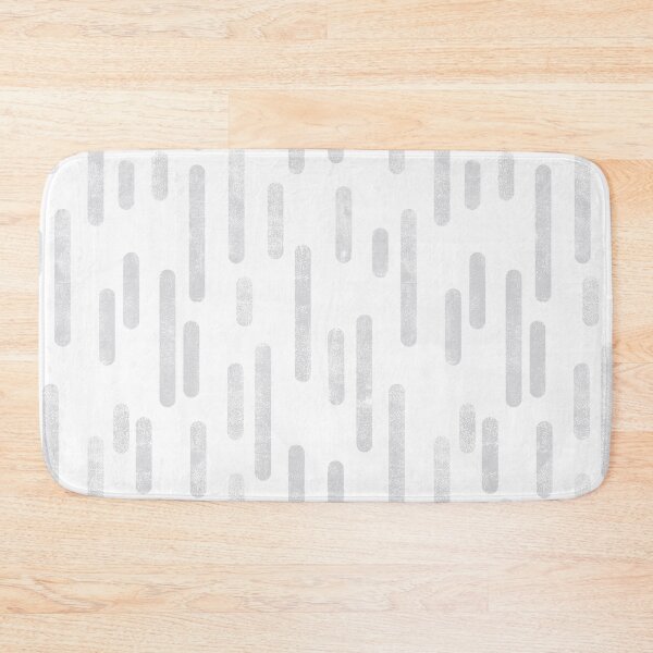 Item preview, Inky Rounded Lines Pattern | Pale Gray on White designed and sold by itsjensworld.