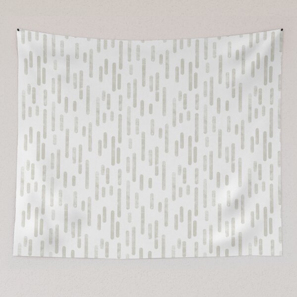 Item preview, Inky Rounded Lines Pattern | Beige / Light Warm Gray on White designed and sold by itsjensworld.