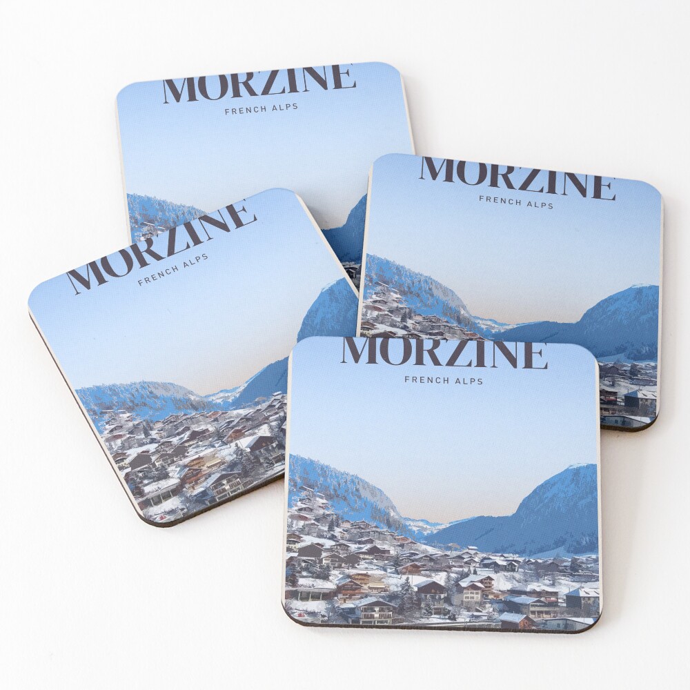 Visit Morzine Coasters (Set of 4)