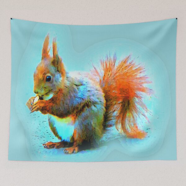 Item preview, Squirrel in modern style designed and sold by MarionsArt.