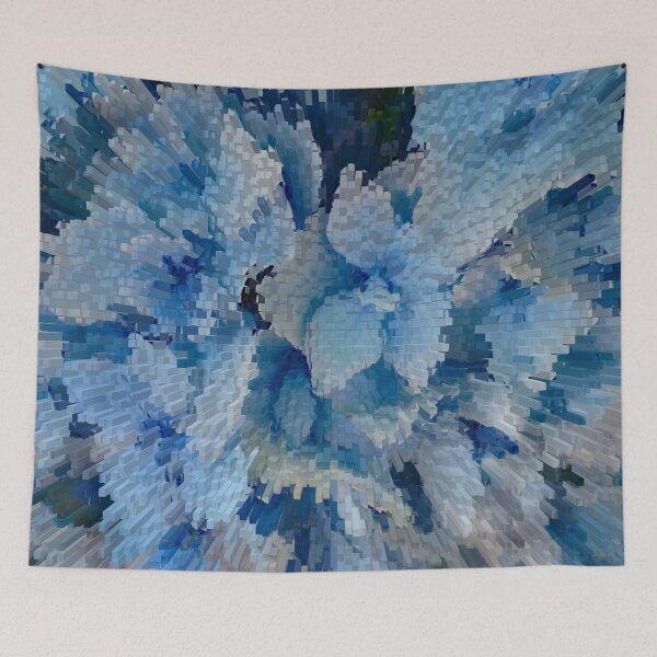 Item preview, Hydrangea glitches designed and sold by MarionsArt.