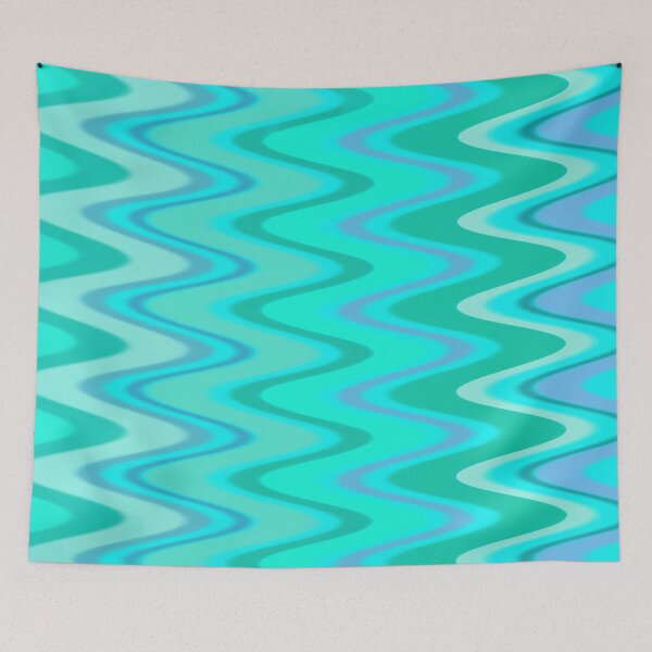Item preview, Turquoise waves designed and sold by MarionsArt.