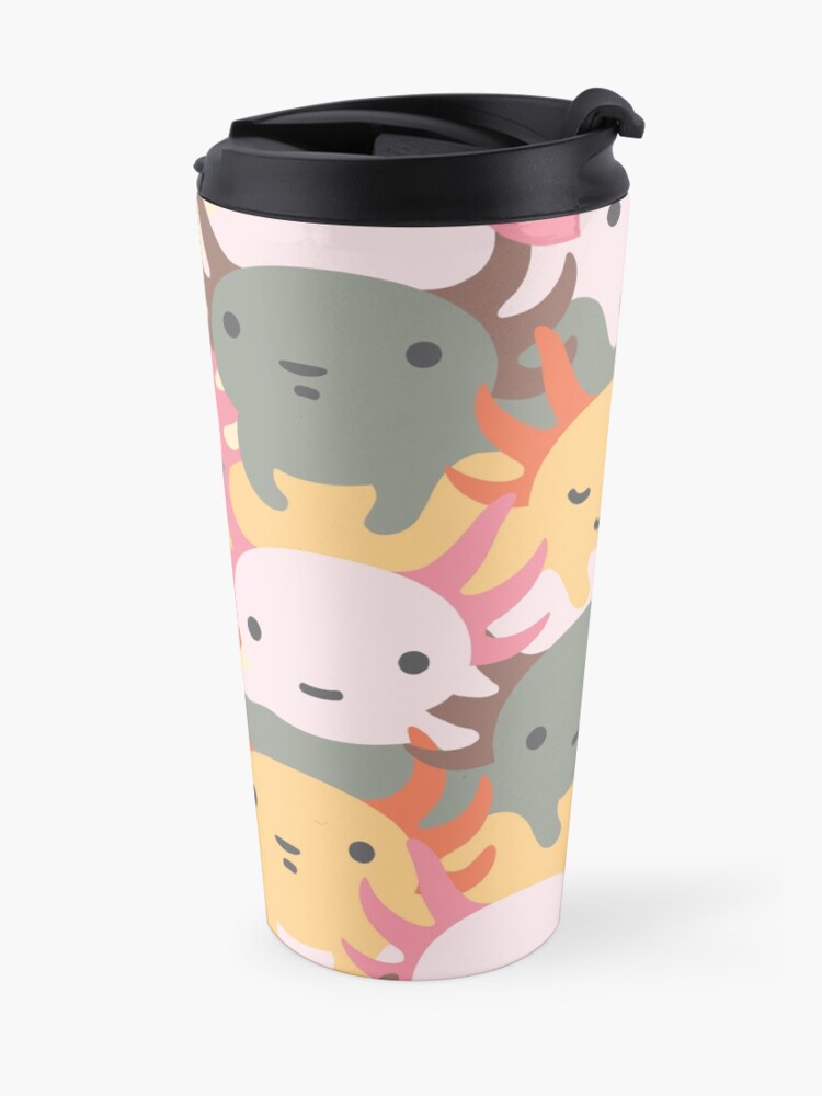 Alternate view of AXOLOTL WAVE - We are the CUTEST CREATURE in the Water World Travel Mug