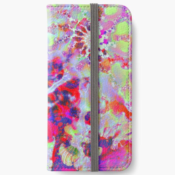 Fractalize Crimson iPhone Wallet