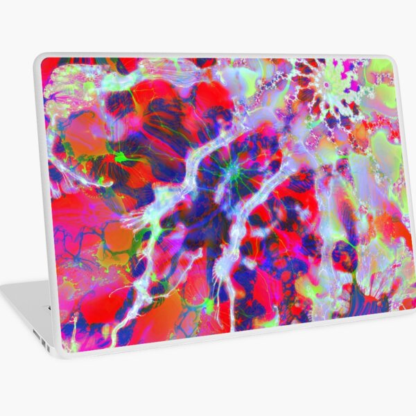 Fractalize Crimson Laptop Skin