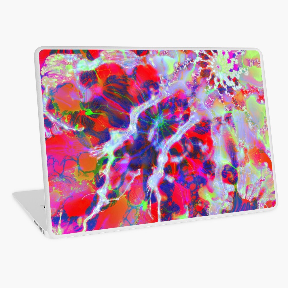 Fractalize Crimson Laptop Skin