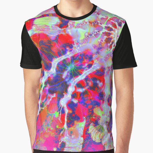 Fractalize Crimson Graphic T-Shirt
