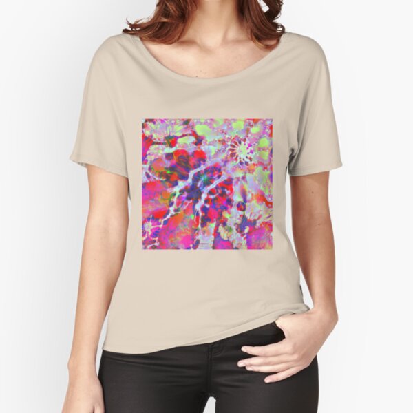 Fractalize Crimson Relaxed Fit T-Shirt