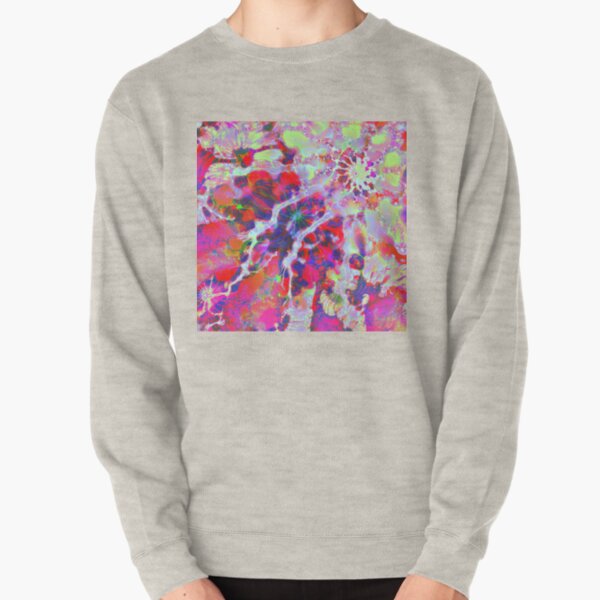 Fractalize Crimson Pullover Sweatshirt