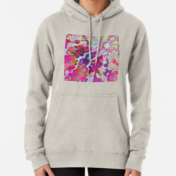 Fractalize Crimson Pullover Hoodie