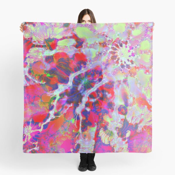 Fractalize Crimson Scarf