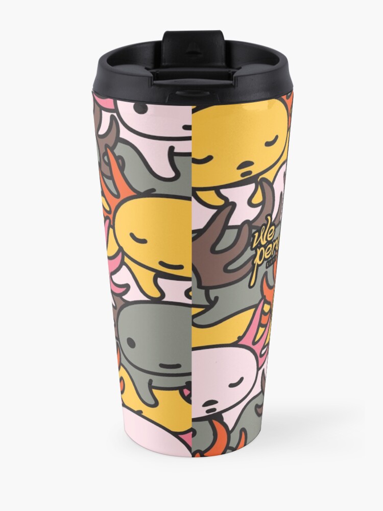 Alternate view of AXOLOTL WAVE Style 2 - We are the CUTEST CREATURE in the Water World Travel Mug