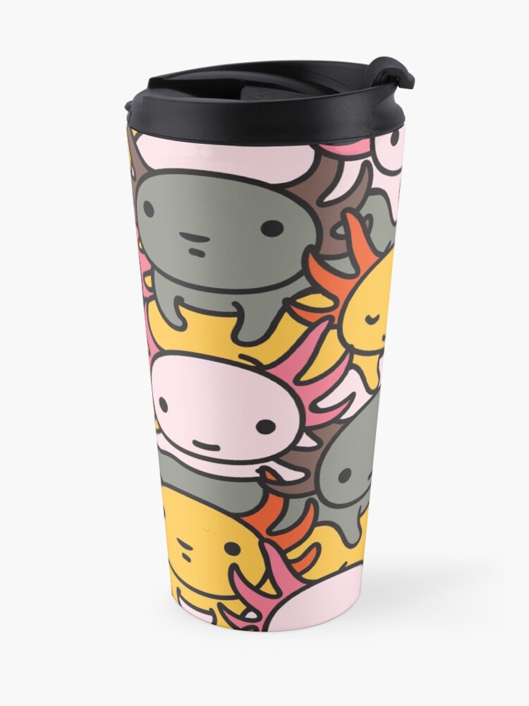 Alternate view of AXOLOTL WAVE Style 2 - We are the CUTEST CREATURE in the Water World Travel Mug