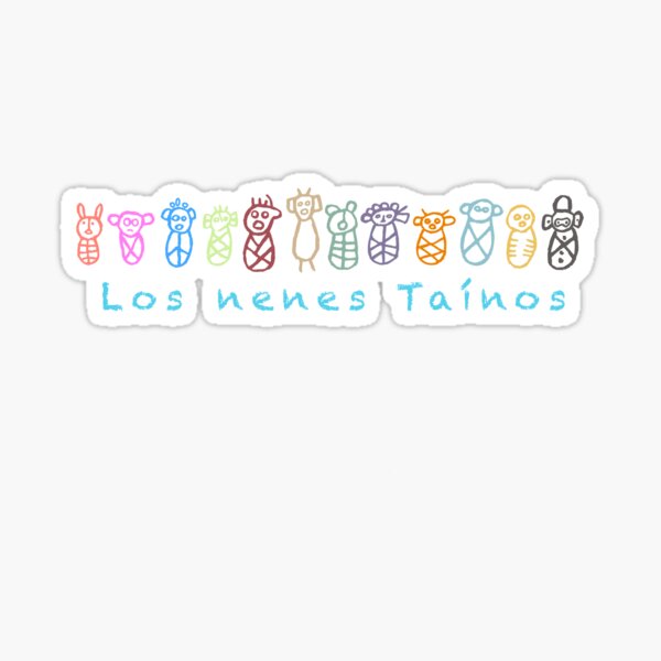 Vista previa del artículo con la obra «Los nenes Taínos», diseñado y vendido por SoLunAgua ..