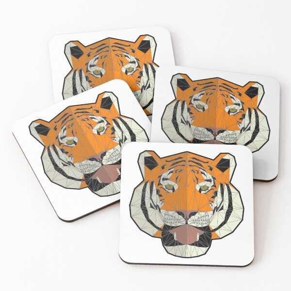 Item preview, Low-Poly Tiger designed and sold by Ben Baldwin-Davies.