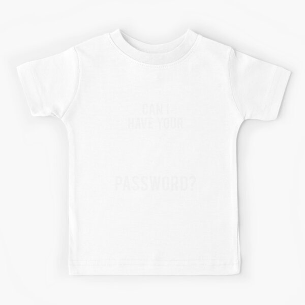 Password Kids T Shirts Redbubble - admin code door shirt roblox