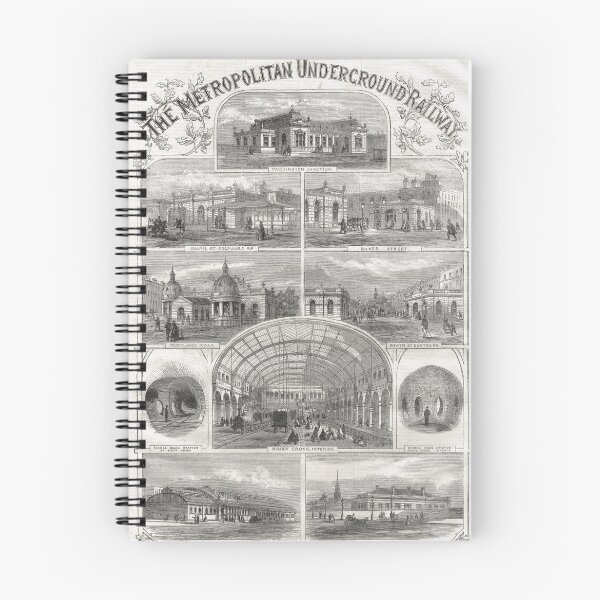 Item preview, Metropolitan Underground Stations 1862 designed and sold by artfromthepast.