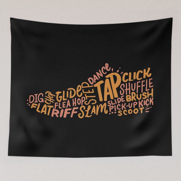 Item preview, Tap Dance Terms in the shape of a Tap Shoe Gift designed and sold by Sandra78.