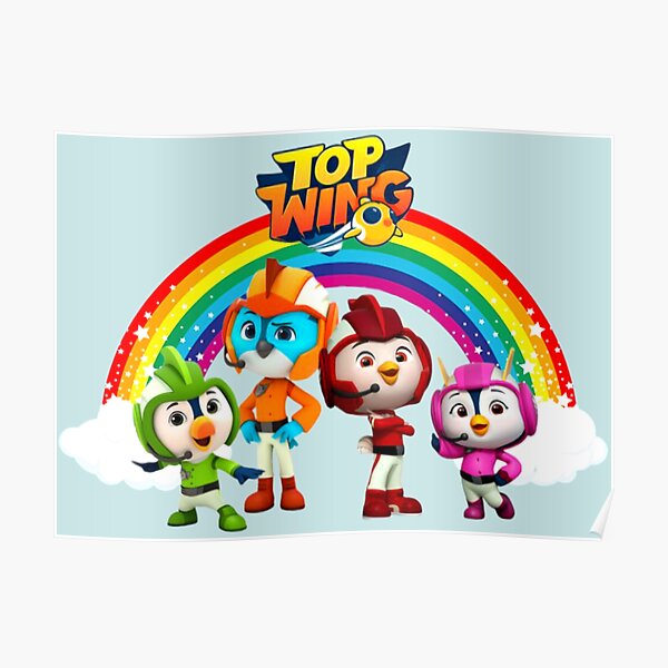 Top Wing characters Poster