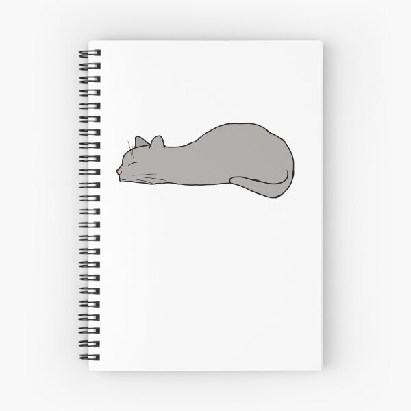 Item preview, Sleepy Grey Cat designed and sold by wherearethelegs.