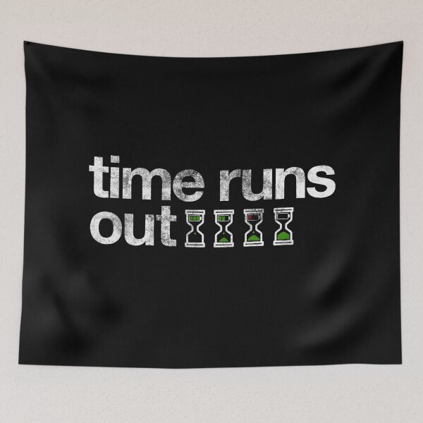 Item preview, Time Runs Out designed and sold by the-type-store.