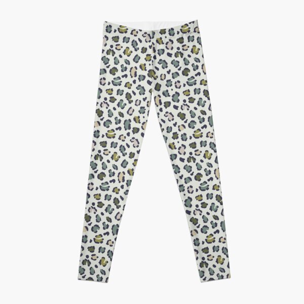 Fresh Green Leopard Spots Leggings