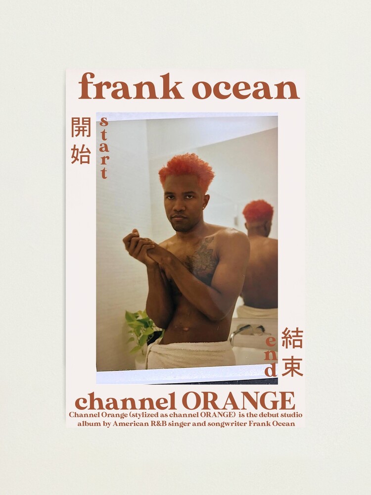 Frank Ocean Channel Orange Poster