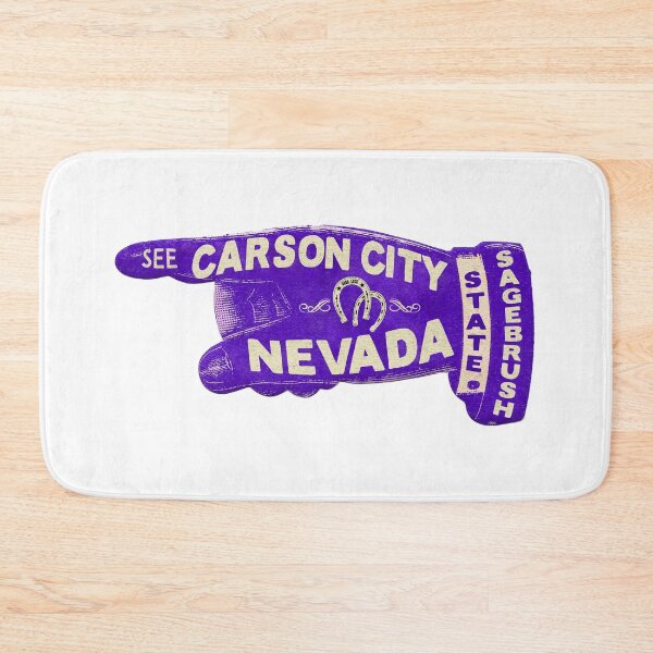 Item preview, Vintage Carson City Nevada Travel Good Luck Sagebrush State Lake Tahoe designed and sold by Travel Time.