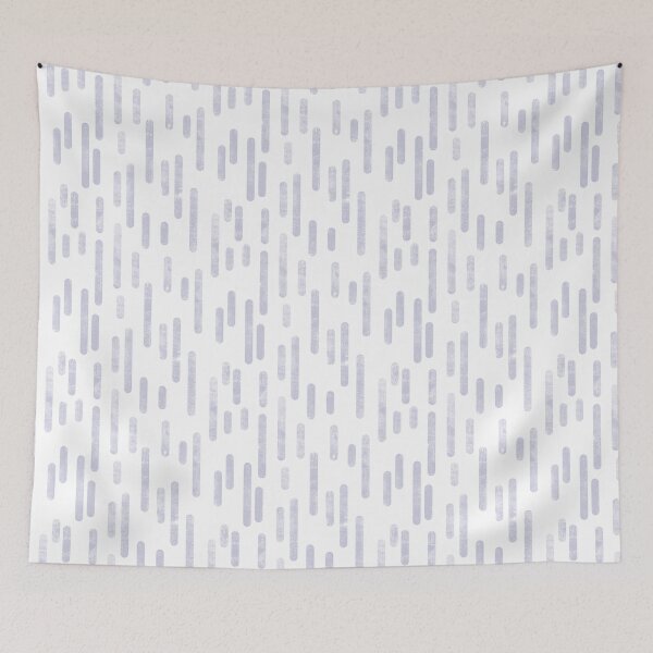 Item preview, Inky Rounded Lines Pattern | Dusty Purple on White designed and sold by itsjensworld.