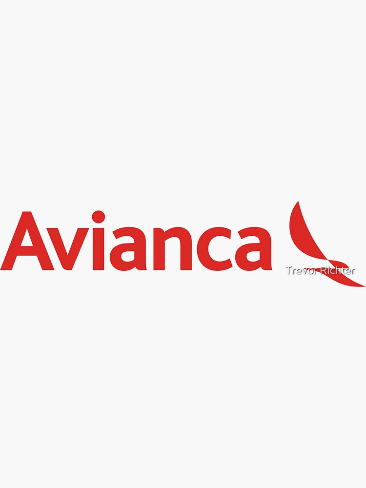 "Avianca airline logo" Sticker by trevorr | Redbubble