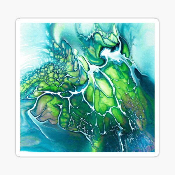 Blooming wings by Ideka Art Sticker