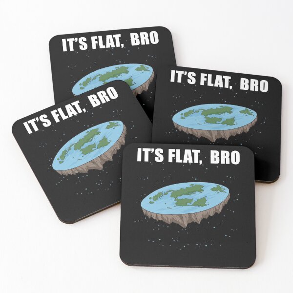 Item preview, The Earth Is Flat Gifts It's Flat Bro Ice Wall Flat Earth designed and sold by DSWShirts.