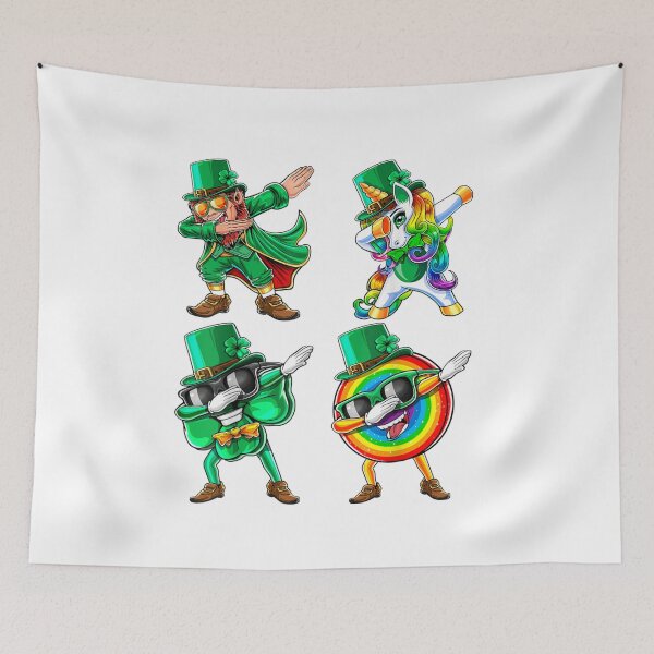 Item preview, Dabbing Leprechaun Unicorn Shamrock St Patrick S Day Kids T Shirt designed and sold by David-Warner.