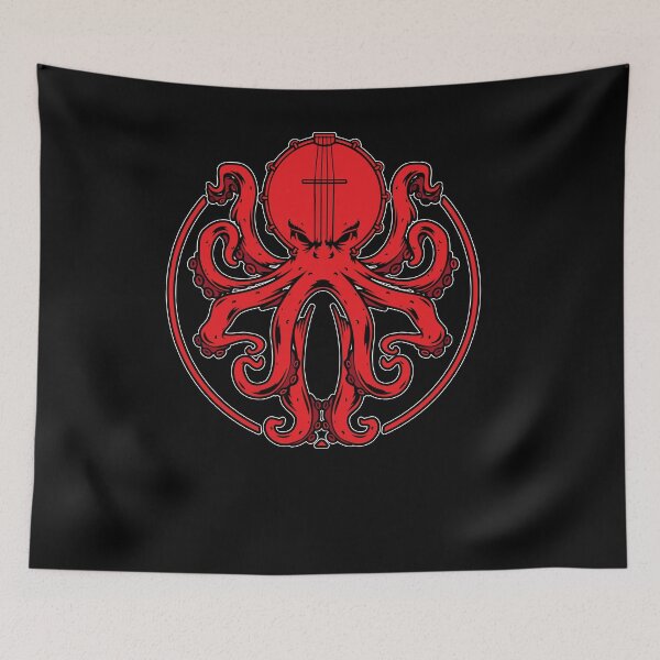 Item preview, Octopus Kraken Bluegrass Banjo Gifts Country Music Octopus Banjo designed and sold by DSWShirts.