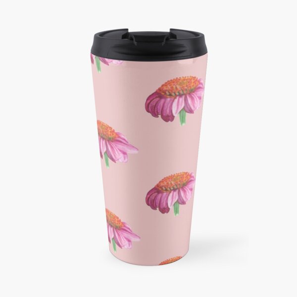 Purple cone flower Travel Mug
