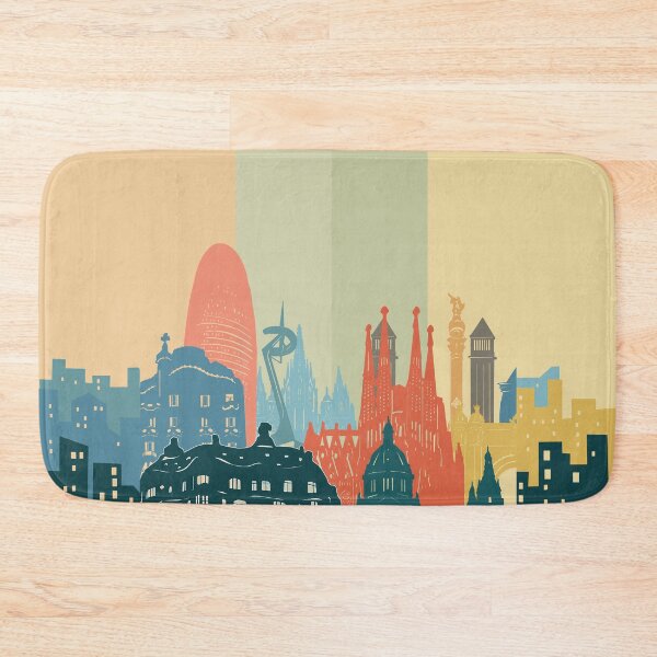 Item preview, barcelona skyline designed and sold by BekimART2.
