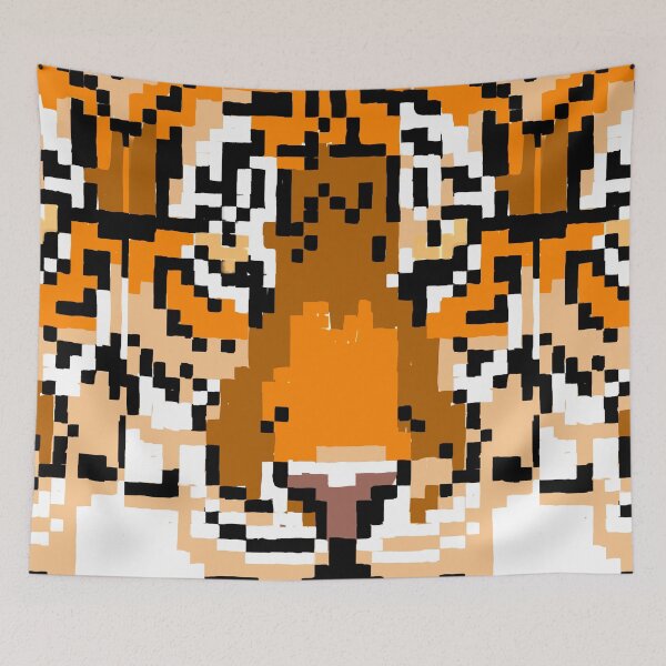 Item preview, pixel tiger designed and sold by theerraticmind.