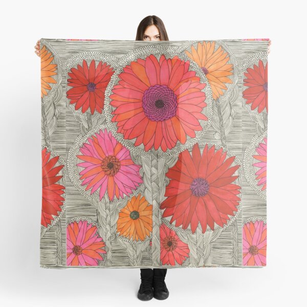 Gerbera Daisy-Red Scarf