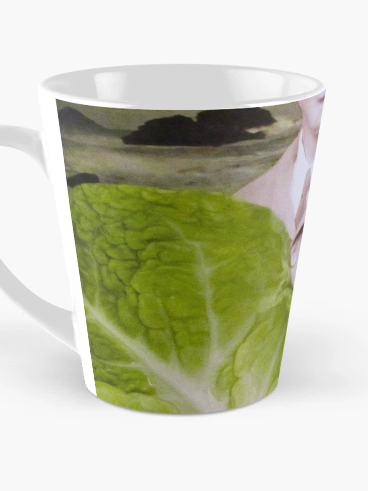 Imagen 3 de 4, Taza de café con la obra LETTUCE PRAY FOR HIM, diseñada y vendida por RICOLLAGE.