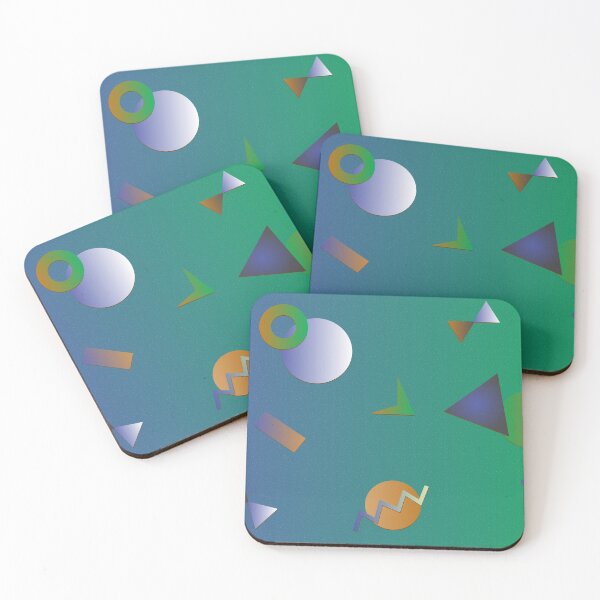 Item preview, Abstract geometric gradient composition designed and sold by elara.