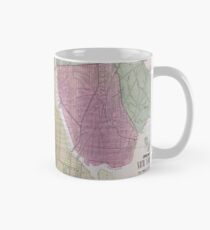 Taza Vintage Map of New York City (1863)