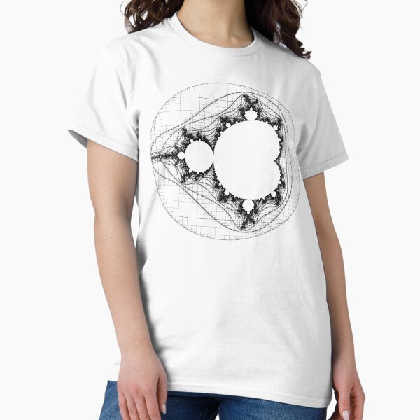 Item preview, Black - Linear Mandelbrot  designed and sold by Rupert Russell.